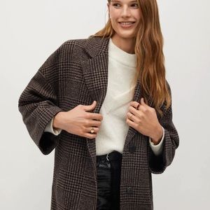 NEW Mango Oversize Wool Coat